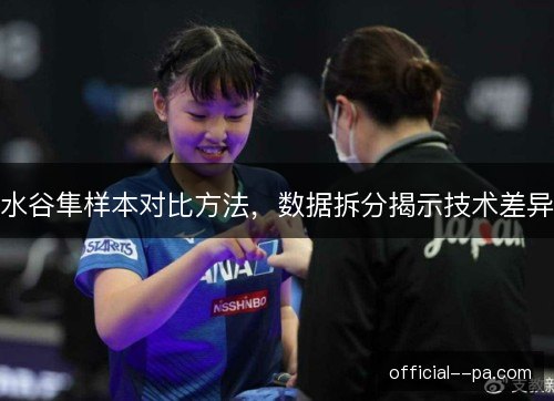 水谷隼样本对比方法，数据拆分揭示技术差异
